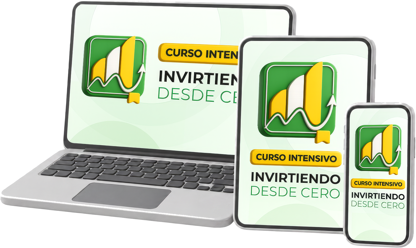 Curso Invirtiendo Desde Cero en computador, tableta y celular